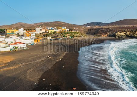 Caves Near Ajuy Village On Fuerteventura, Canary Island, Spain