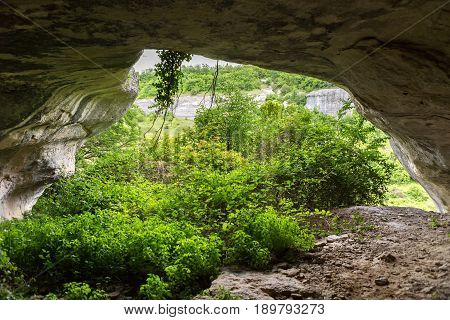 Cave City in the Cherkez-Kermen Valley, Crimea
