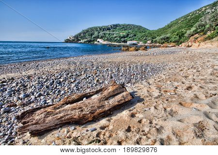 Portinho da Arrabida - beach in the Parque Natural da Arrabida Portugal