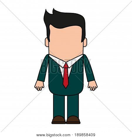 Cartoon man profile icon vector illustration graphic design