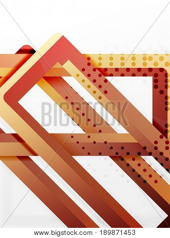 Rectangle tube elements, 3d background