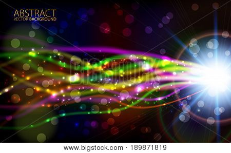 Abstract  light color glowing background. Vector illustration.