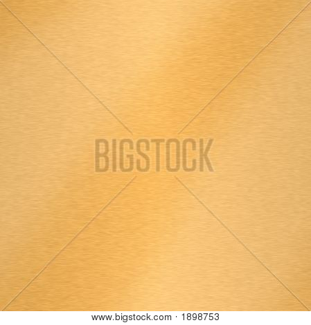 Børstet Metal, guld