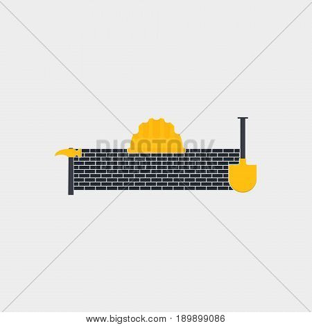 House Abstract Countryside Design Template Icon For Home Repairs