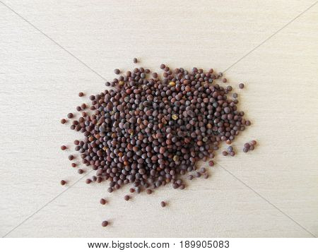 Black mustard seeds, Sinapis nigrae semen, for herbal medicine