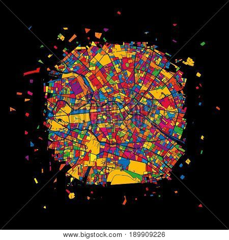 Berlin, Germany, Colorful Artmap