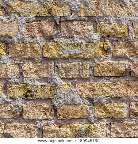 Pattern Of An Old Brick Wall