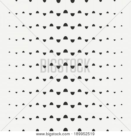 Abstract pattern of geometric shapes on a beige background. Geometric halftones. Smooth resizing.