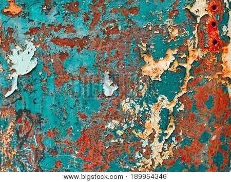 Tial and orange vintage color. grange texture background for your design
