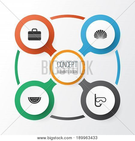 Collection Of Baggage Conch Tube And Other Elements Also Includes Collection Of Baggage Conch Tube And Other Elements Also Includes