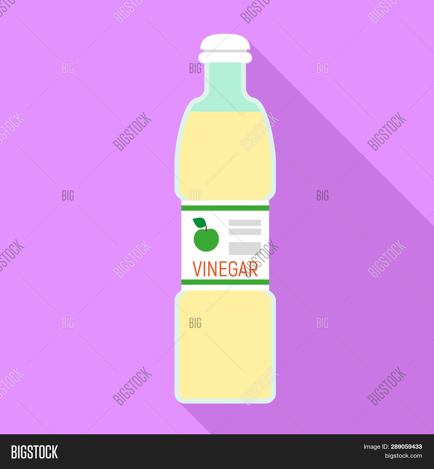 Apple Vinegar Bottle Image & Photo (Free Trial) Bigstock