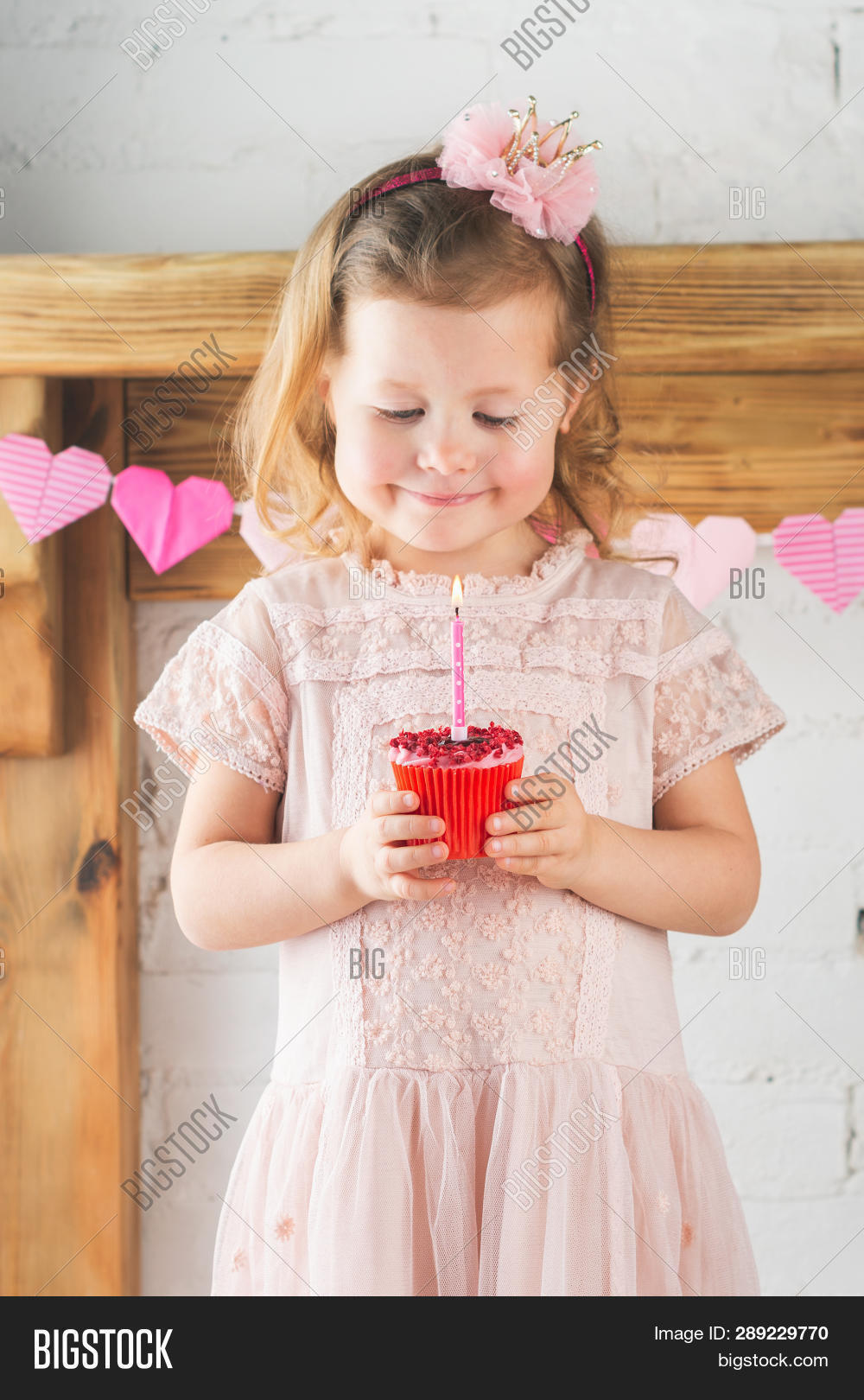 Little Girl Pastel Image & Photo (Free Trial) Bigstock