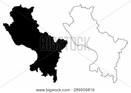 Cuzco Department (republic Of Peru, Regions Of Peru) Map Vector Illustration, Scribble Sketch Cusco 