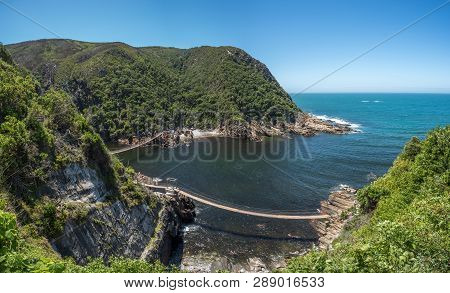 Storms River Suspension Bridge, Eastern Cape, Tsitsikamma National Park, South Africa
