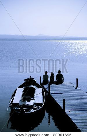 Albufera huzur zevk üç arkadaş