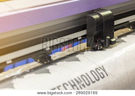 Close Up Head Of Automatic Large Or Professional Printer For Publishing Industry Work