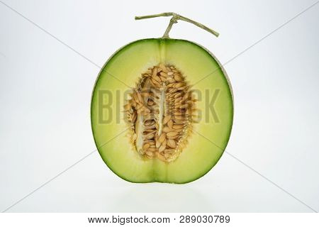 Cantaloupe Melon Isolated ..