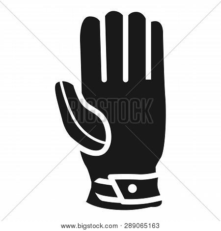 Cricket Glove Icon. Simple Illustration Of Cricket Glove Icon For Web Design Isolated On White Backg