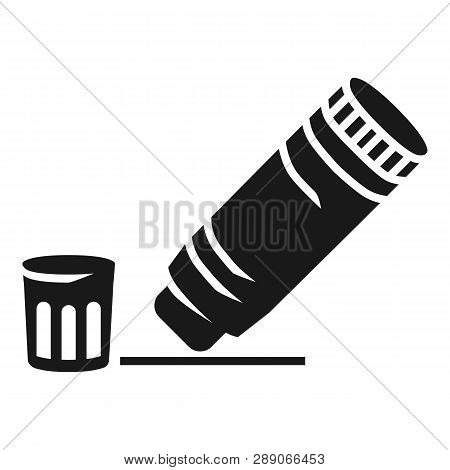 Open Glue Stick Icon. Simple Illustration Of Open Glue Stick Icon For Web Design Isolated On White B