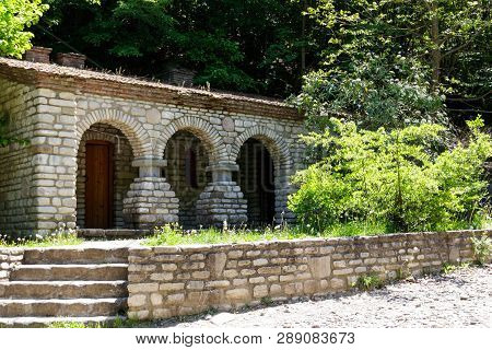 Chapel Of St. Zabulon And Sosana And House St. Nino's Spring In Monastery Of St. Nino At Bodbe. Sigh