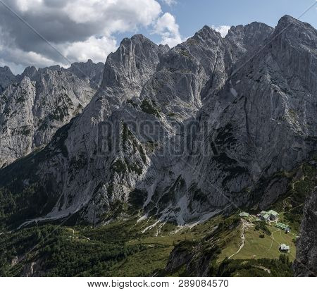 Mountain Wilder Kaiser In The Austrian Alps