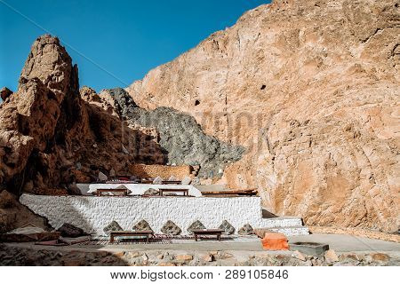 In The Shade Of Beduin Village Near Hurghada, Egypt