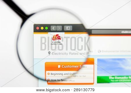 Los Angeles, California, Usa - 12 March 2019: Illustrative Editorial, Chubu Electric Power Website H