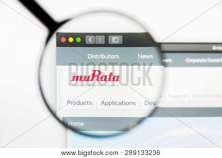 Los Angeles, California, Usa - 12 March 2019: Illustrative Editorial, Murata Manufacturing Website H