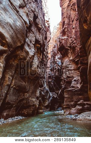 The Mujib Reserve Of Wadi Mujib Is The Lowest Nature Reserve In The World, Located In The Mountainou