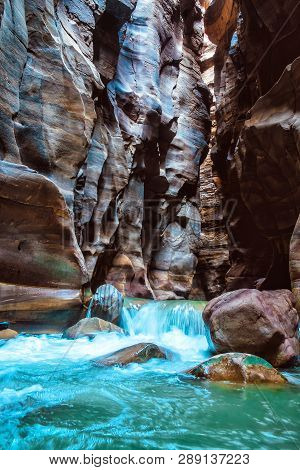 The Mujib Reserve Of Wadi Mujib Is The Lowest Nature Reserve In The World, Located In The Mountainou