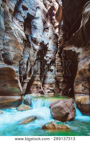The Mujib Reserve Of Wadi Mujib Is The Lowest Nature Reserve In The World, Located In The Mountainou