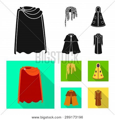 Vector Design Of Material And Clothing Symbol. Set Of Material And Garment Stock Vector Illustration