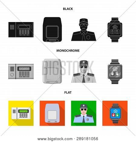 Vector Design Of Office And House Icon. Set Of Office And System Vector Icon For Stock.