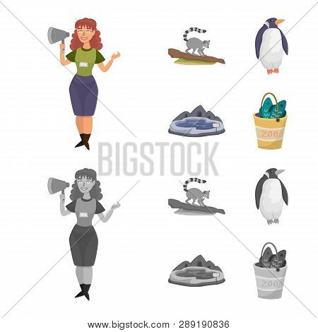 Vector Design Of Nature  And Fun  Icon. Collection Of Nature  And Entertainment Stock Symbol For Web