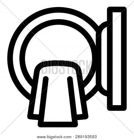 Take Clothes From Wash Machine Icon. Outline Take Clothes From Wash Machine Icon For Web Design Isol