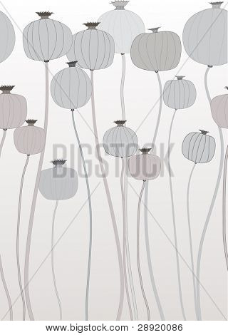 seamless floral frame