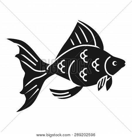 Goldfish Profile Icon. Simple Illustration Of Goldfish Profile Icon For Web Design Isolated On White