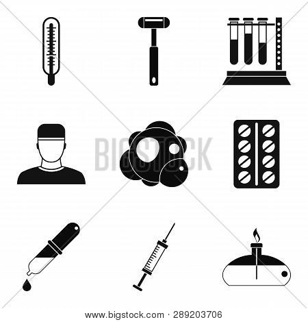 Contusion Icons Set. Simple Set Of 9 Contusion Icons For Web Isolated On White Background