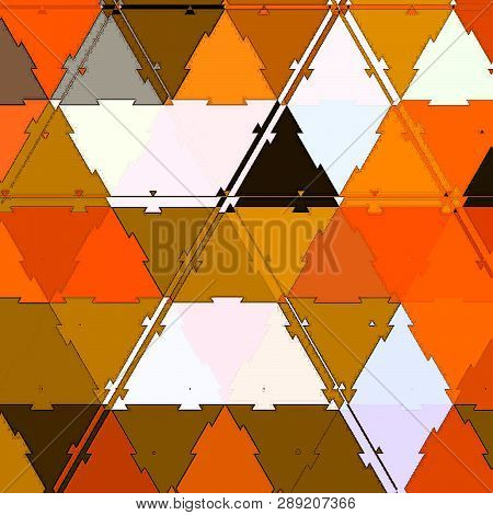 Polygon Background With A Triangle Pattern In Vibrant Hoz Red Orange Yellow Color Gradient