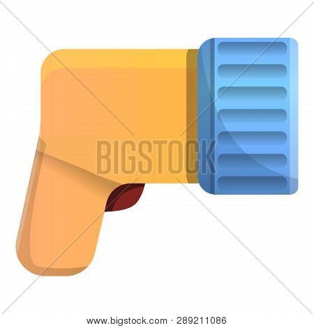 Underwater Flashlight Icon. Cartoon Of Underwater Flashlight Icon For Web Design Isolated On White B