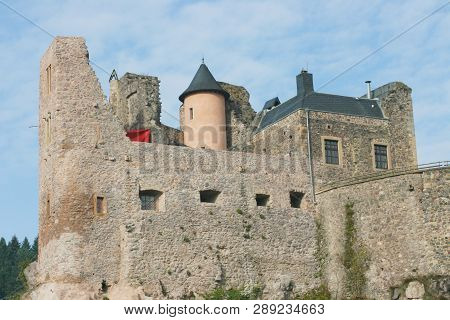Ruins Of The Old Castle In Idar Oberstein, Germany