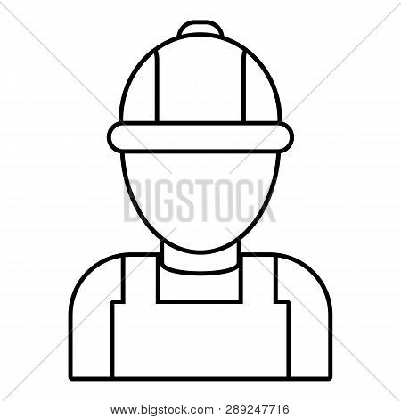 Man Mechanic Icon. Outline Illustration Of Man Mechanic Icon For Web