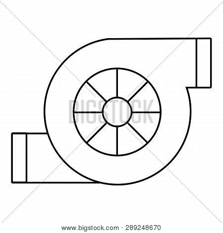 Air Filter Car Icon. Outline Illustration Of Air Filter Car Icon For Web