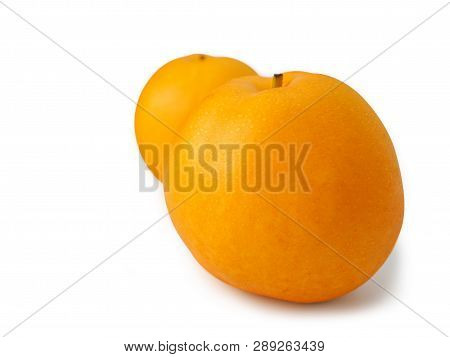 Snow Pear Fruit Isolated On White Background.(this Has Clipping Path)