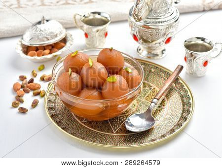 Gulab Jaman.  A Most Demanding Mithai Known As King Of  Confectionery Dessert