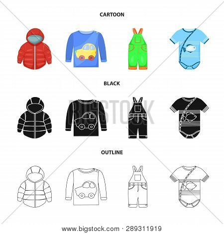 Vector Design Of Fashion And Garment Icon. Collection Of Fashion And Cotton Vector Icon For Stock.