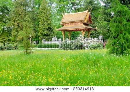 An image of a pagoda Thai-Sala in Bad Homburg Germany