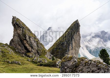 Lake Santa Caterina Or Auronzo Lake In The Province Of Belluno, Italy