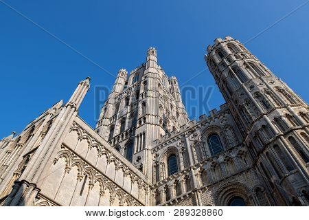 Ely Cathedral, A 10th Century Cathedral At Ely, Cambridgeshire, Uk