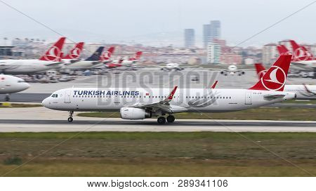 Airplane Takeoff From Airport